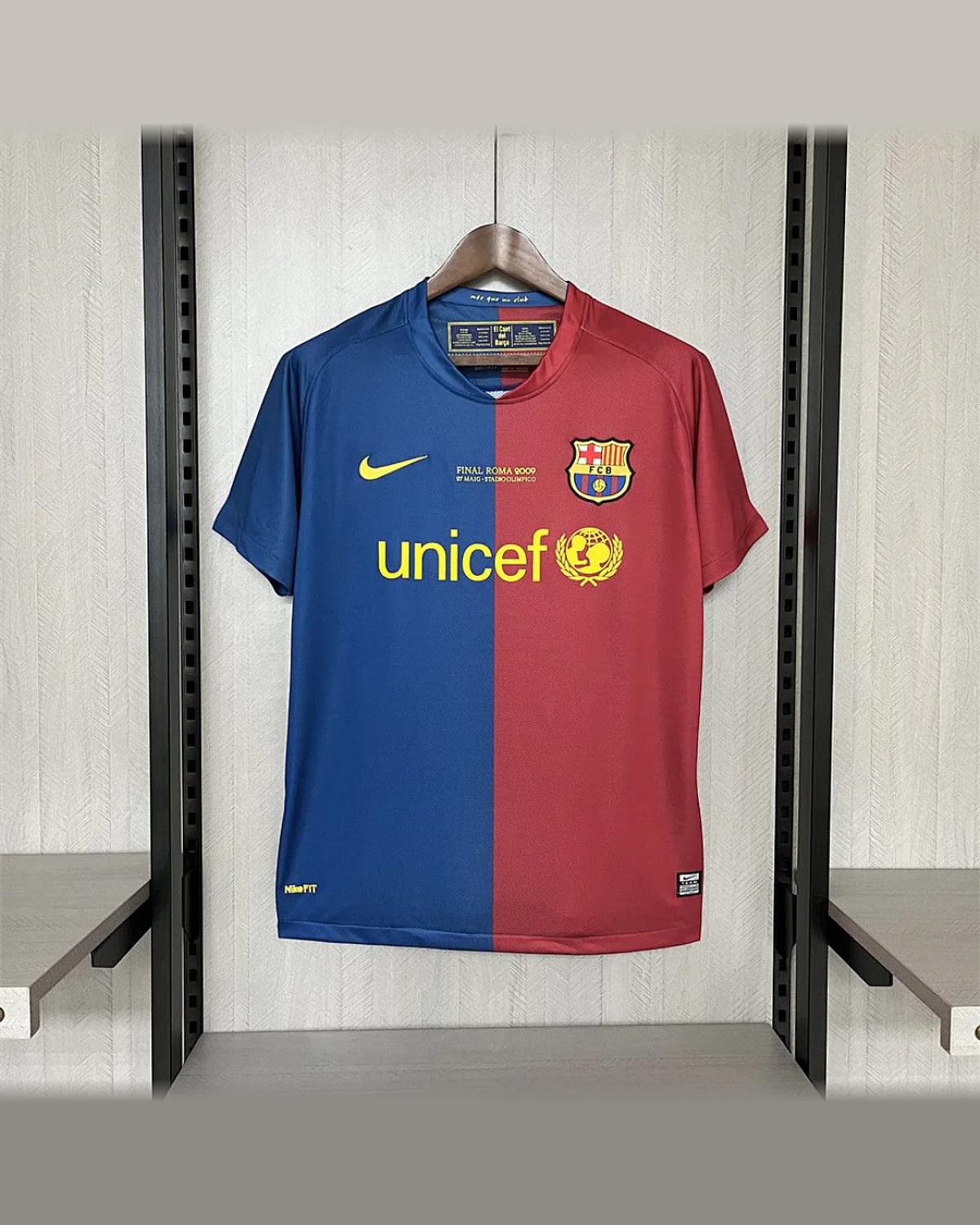 FC Barcelona Retro 08/09 Barcelona UEFA Champions League Home football jersey
