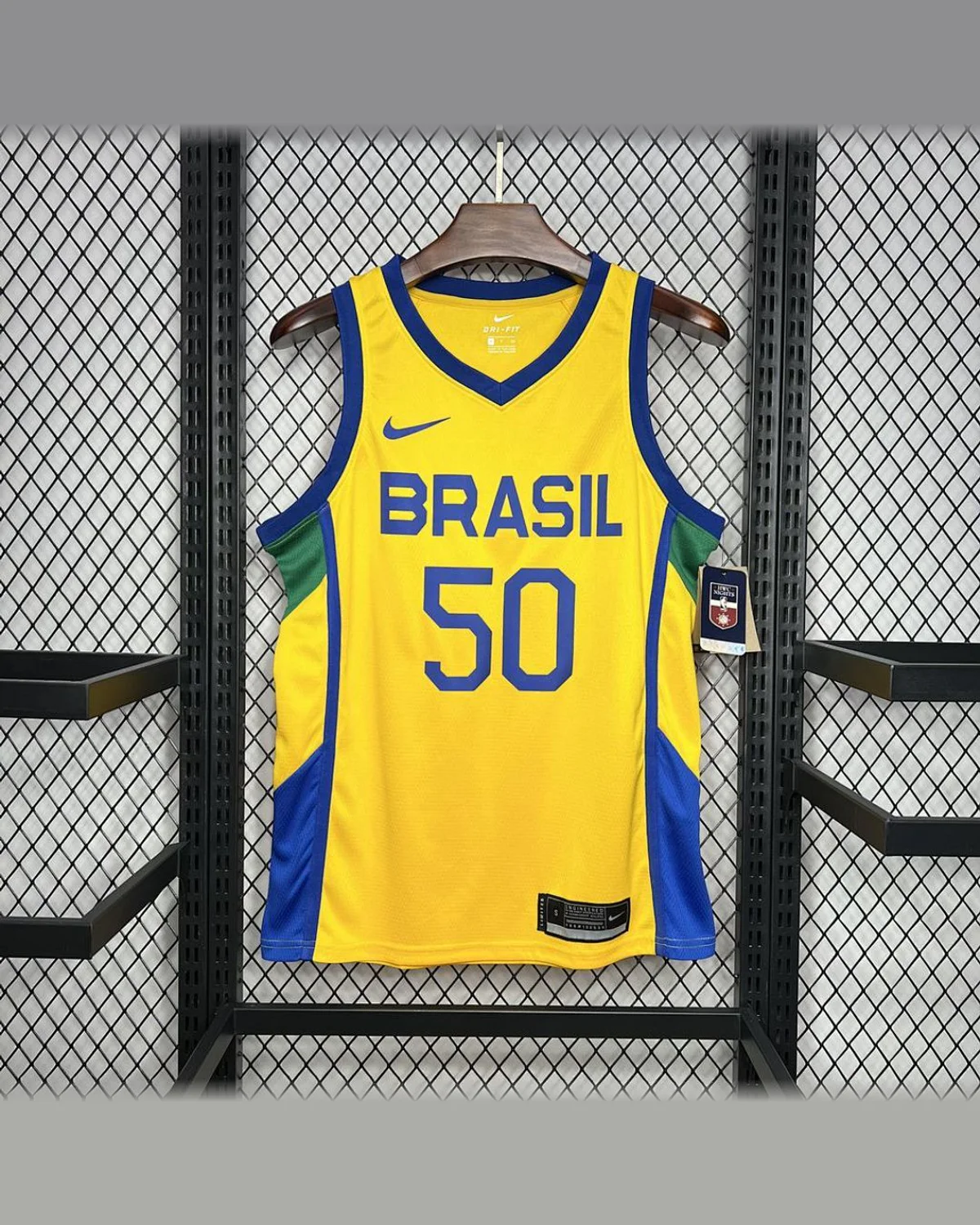 Brazil Brazil 2024/25 Caboclo#50 Home Basketball Jersey football jersey