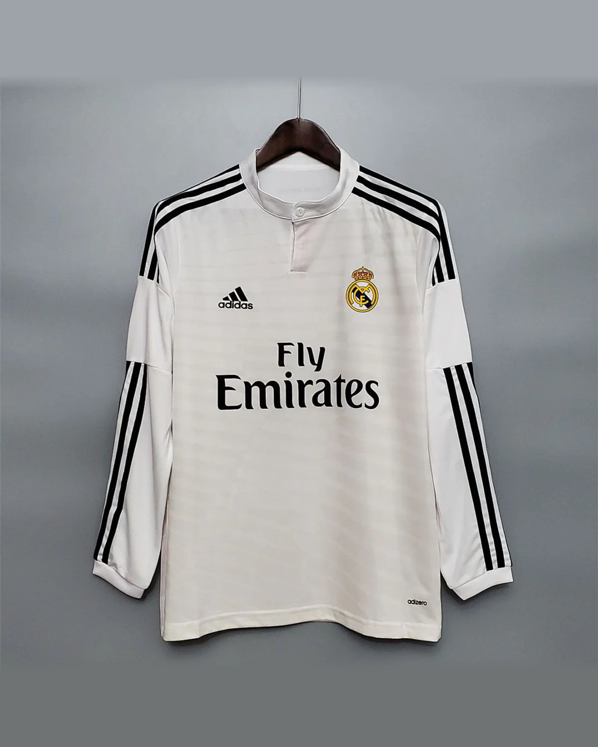 Real Madrid Retro 14/15 Long Sleeve Real Madrid Home football jersey