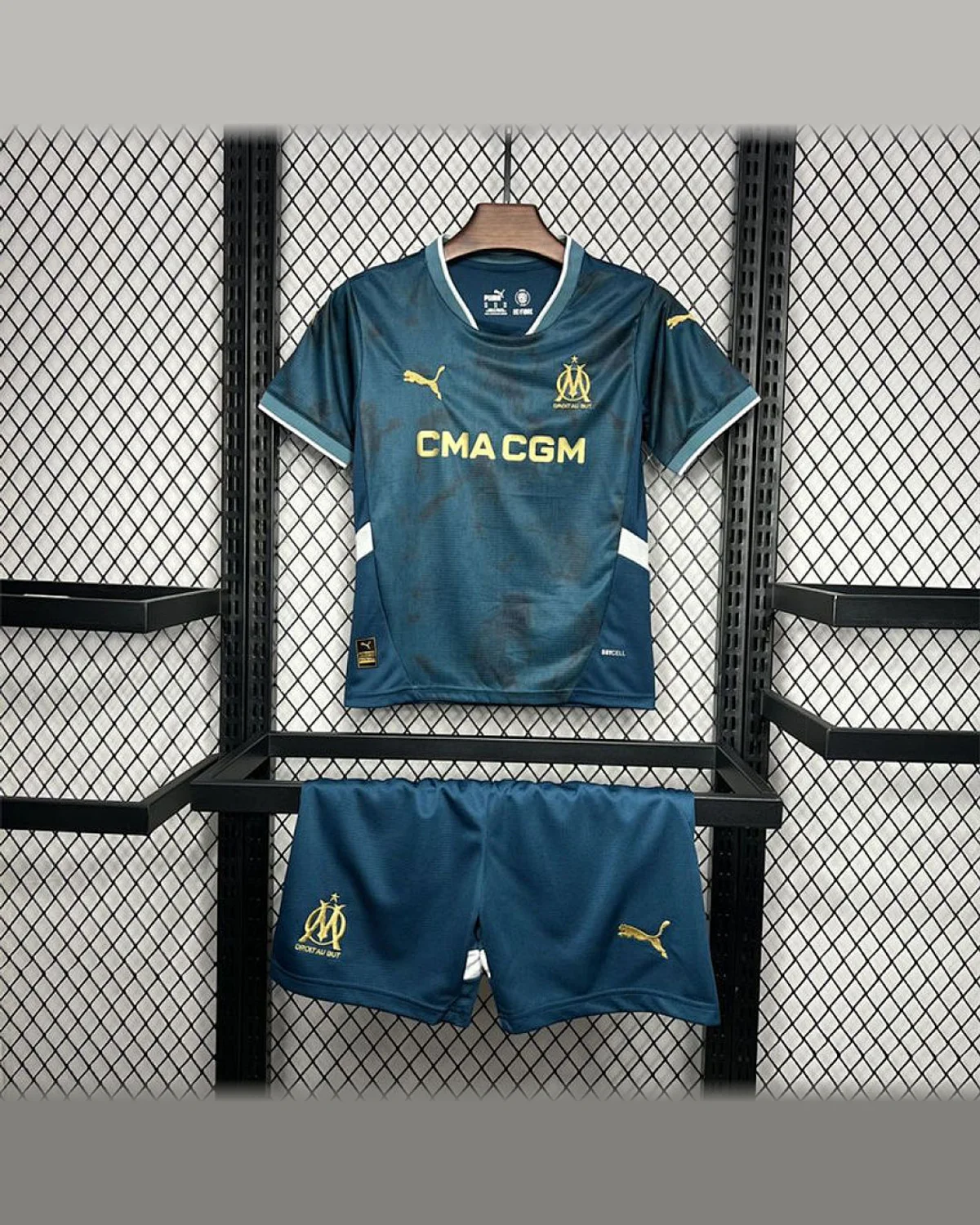 Olympique Marseille Olympique Marseille 2024/25 Away Kids Kit football jersey