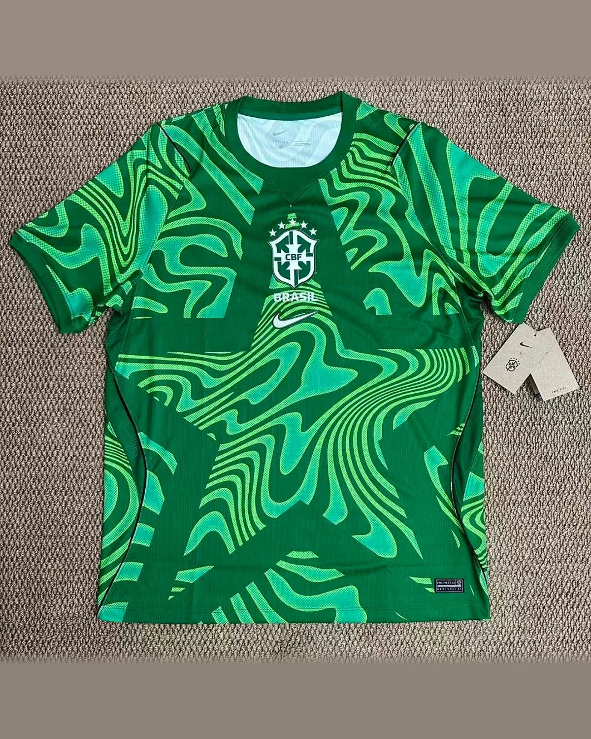 Brazil 2026/27 National Green Brazil Goalkeeper Jersey