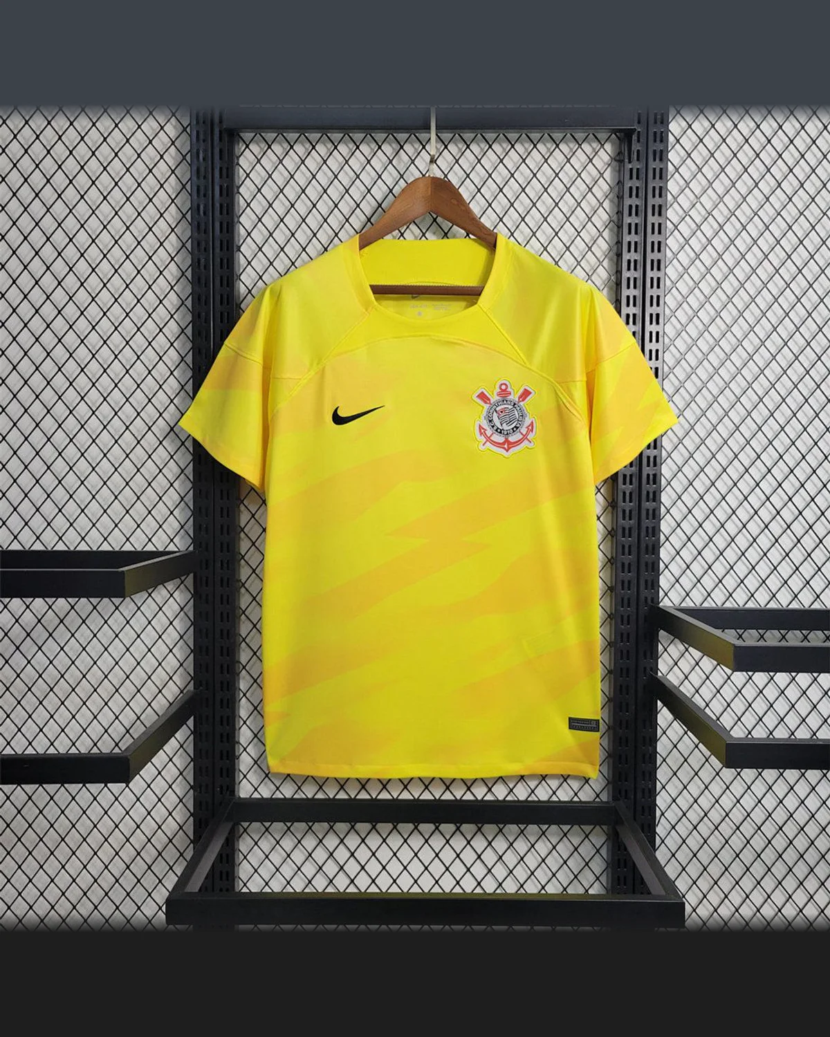 Corinthians 2023/24 Goalkeeper Corinthians Yellow football jersey