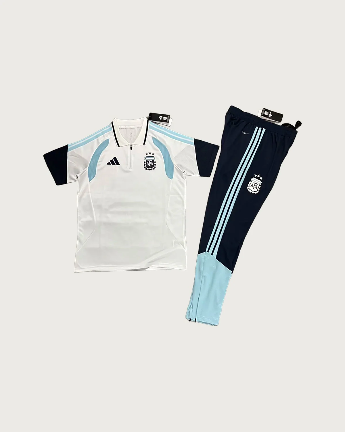 Argentina Argentina White Polo Set with Training Pants football jersey