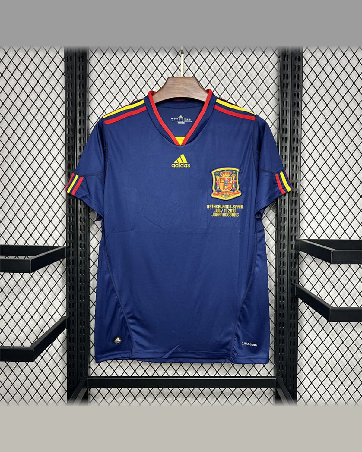 Spain Retro 2010 Spain Away football jersey