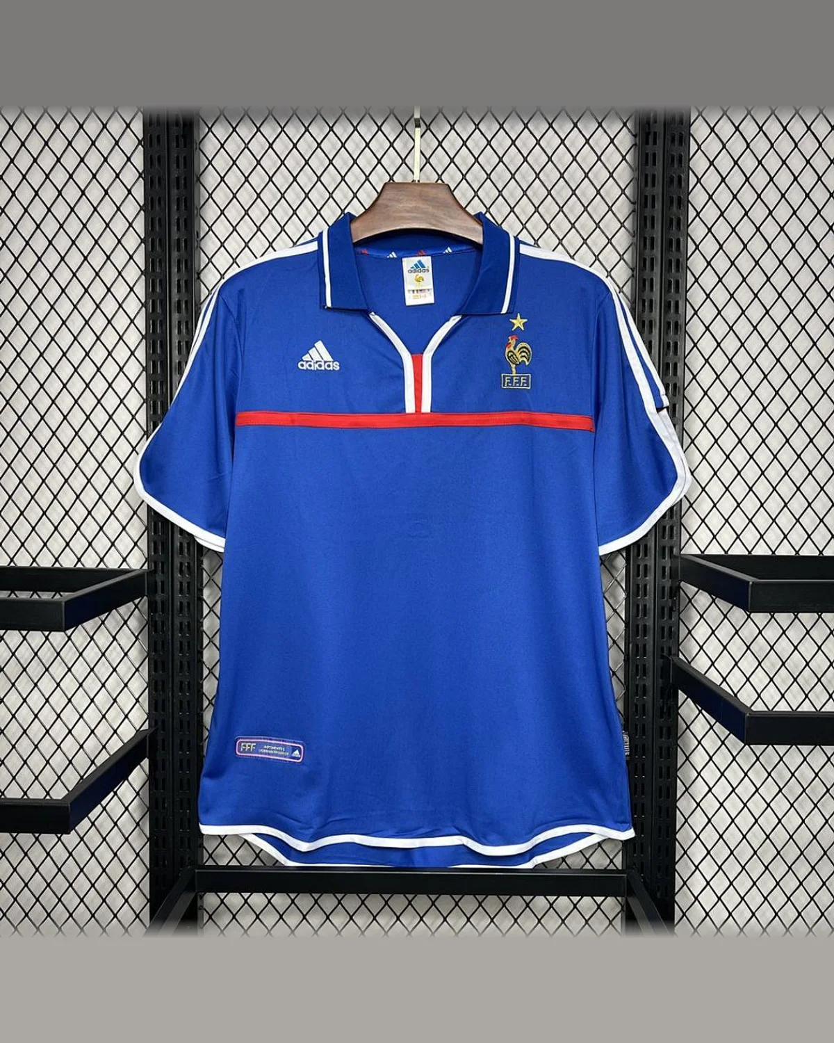 France Retro 2000 France Home football jersey