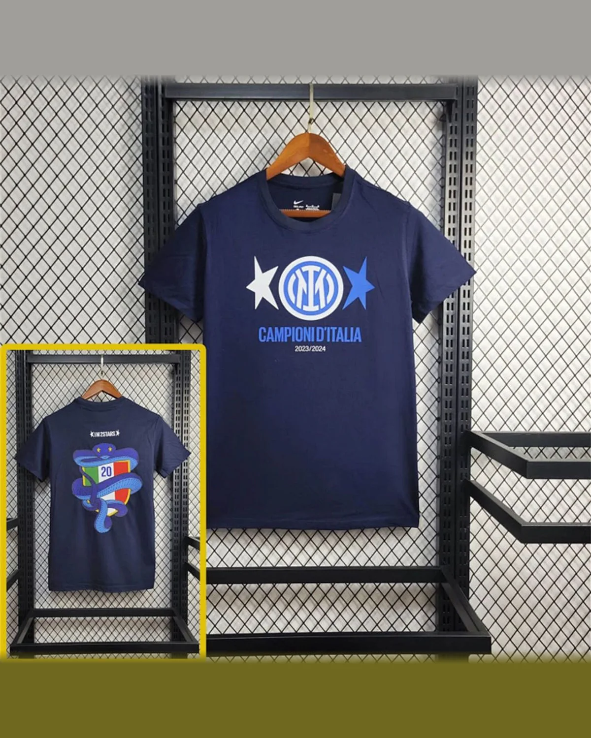 Inter Milan 2024/25 Inter Milan Royal Blue Casual Shirts football jersey