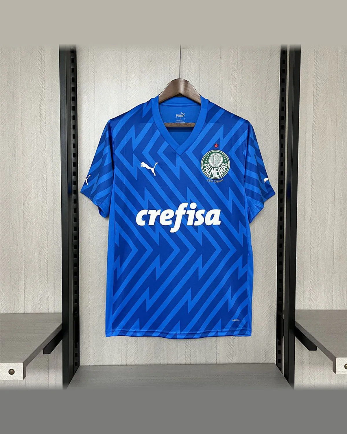 Palmeiras 2024/25 Goalkeeper Palmeiras Blue football jersey