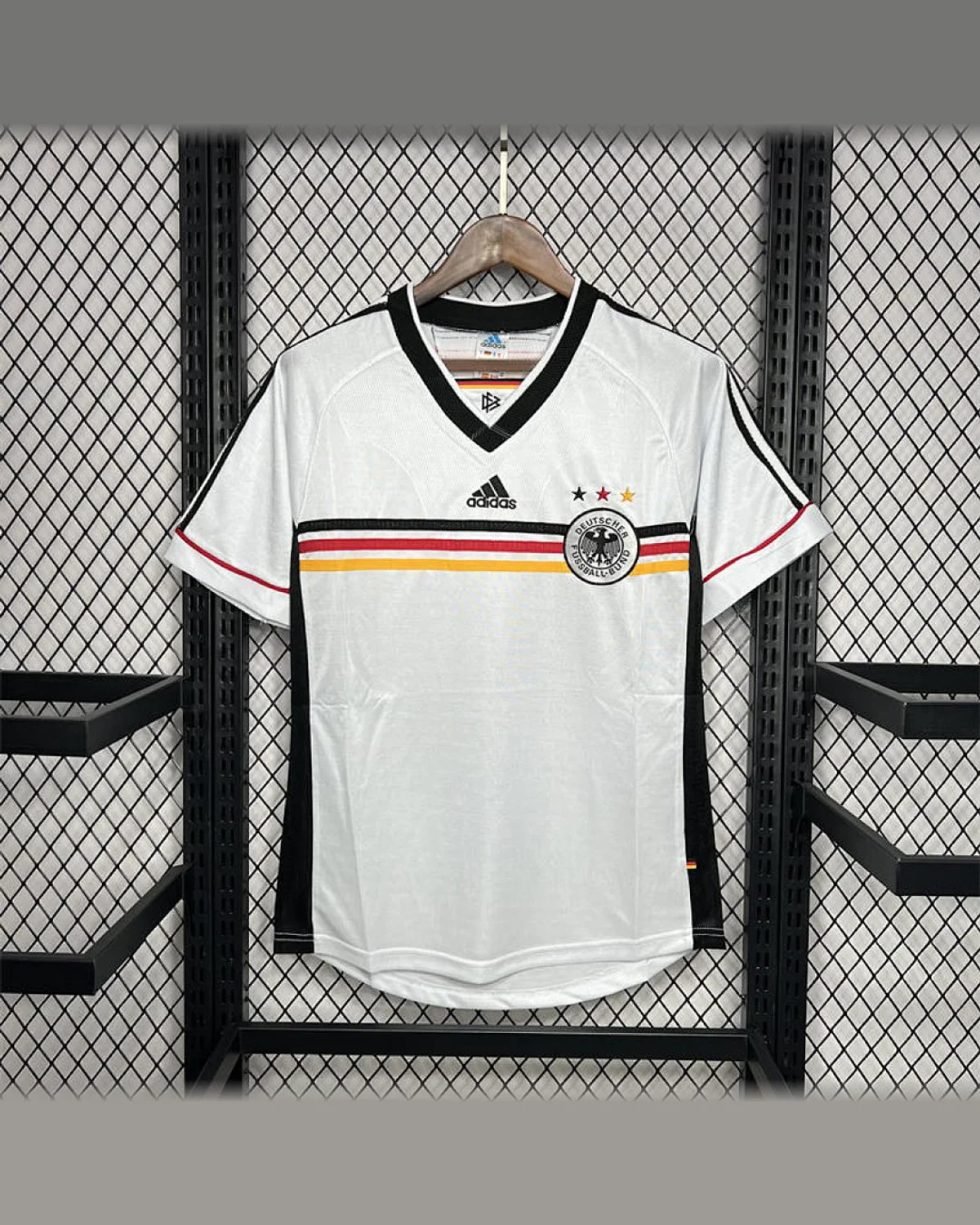 Germany Retro 1998 Germany Home football jersey