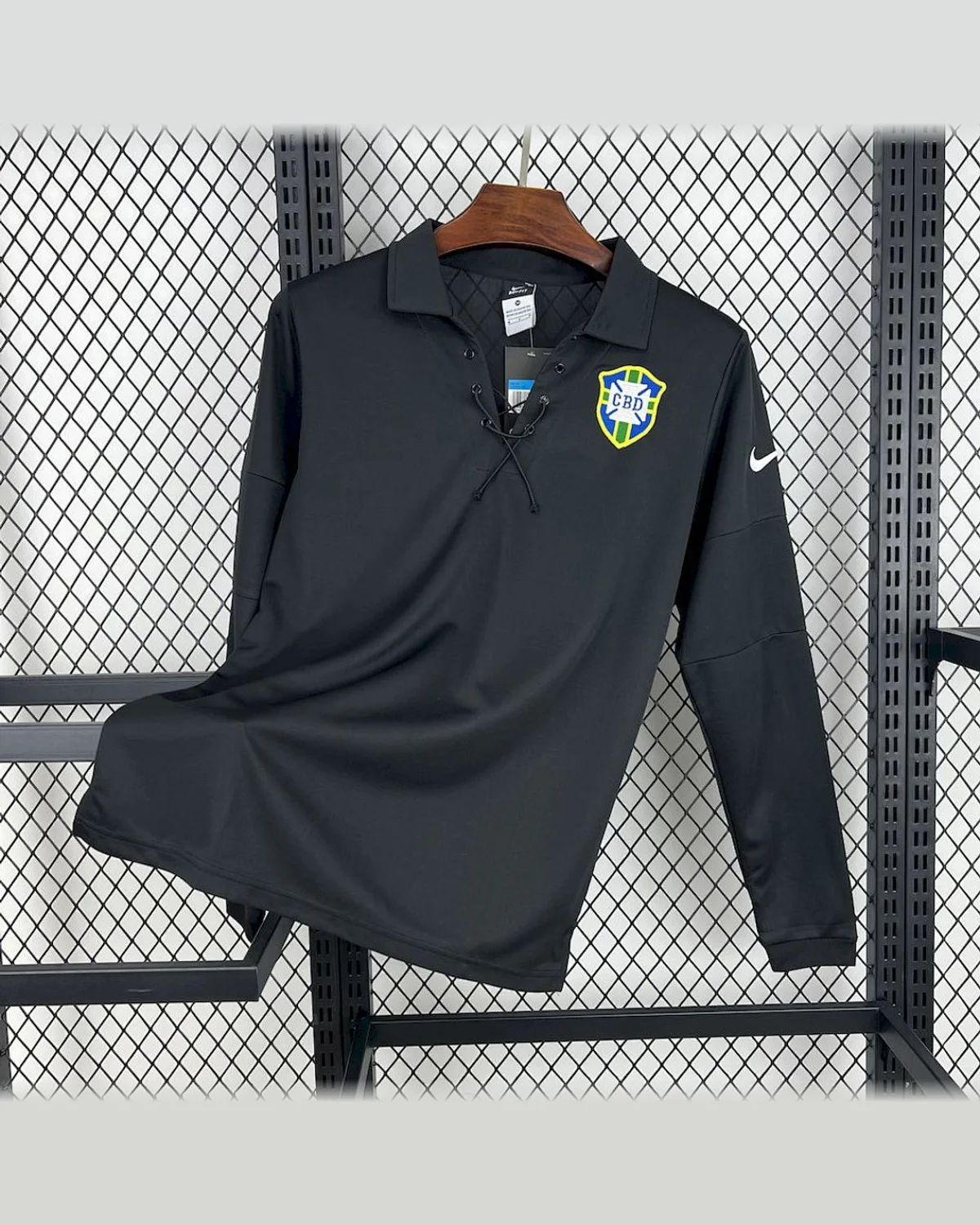 Brazil Retro 2004 Brazil Special Edition Long Sleeves Jersey football jersey