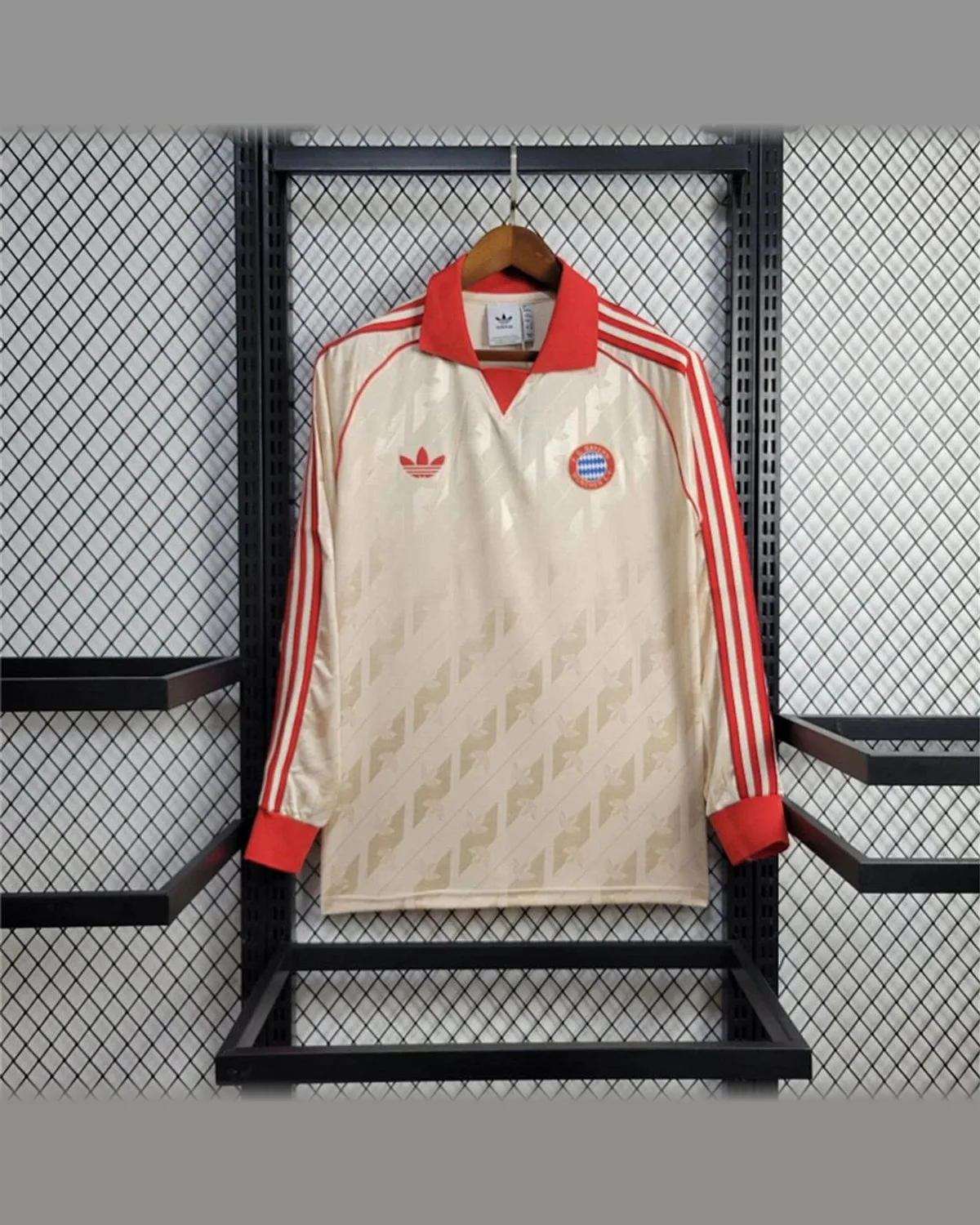 Bayern Munich 2024/25 Retro Version Bayern Munich Long Sleeve football jersey