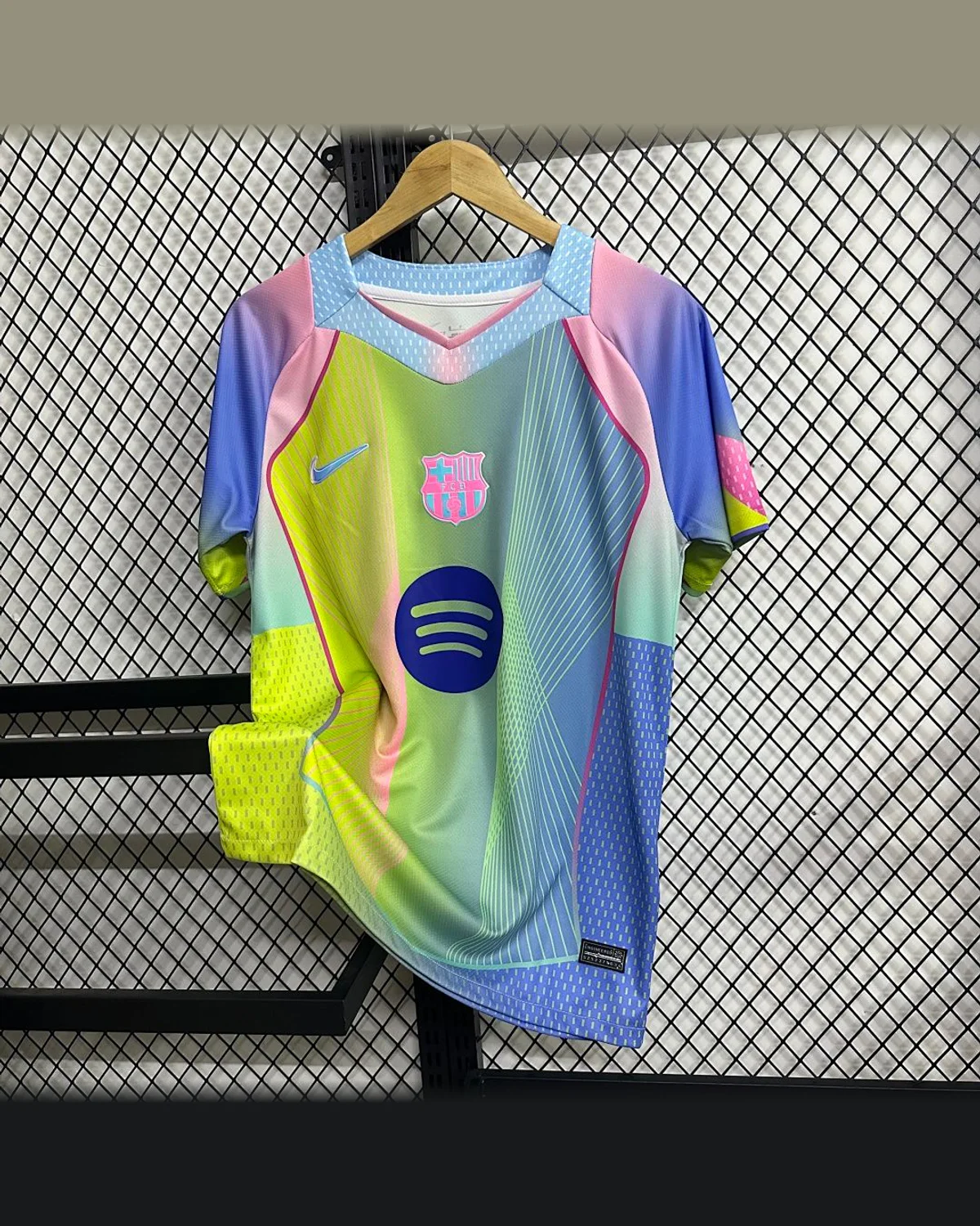 FC Barcelona 2025/26 Barcelona Design Fluorescent Yellow football jersey