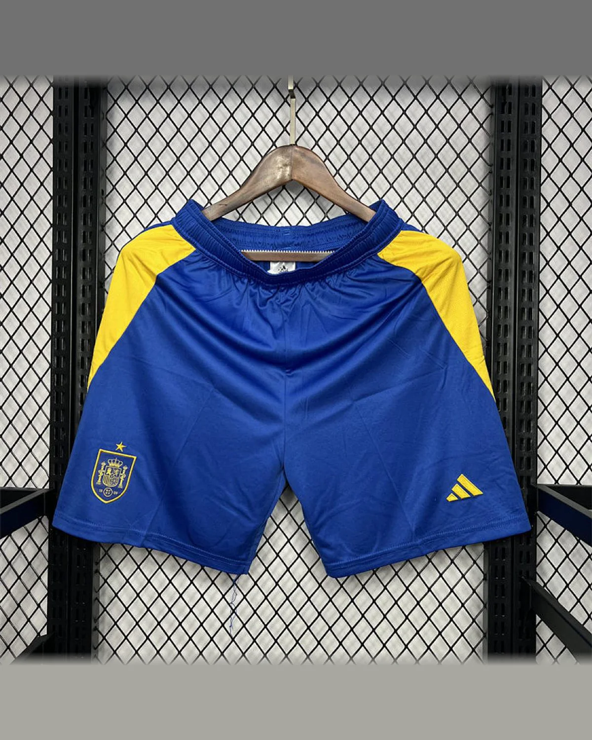 Spain Spain 2024/25 Euro Home Shorts football jersey