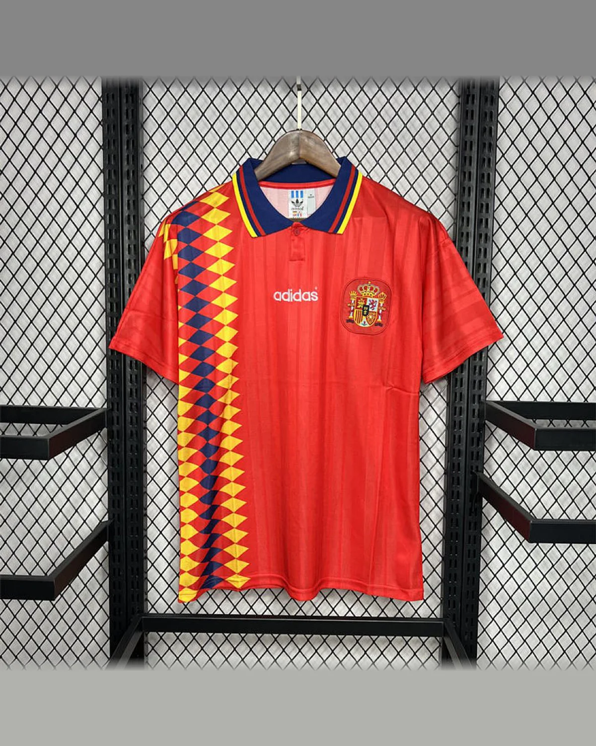 Spain Retro 1994 Spain Home football jersey