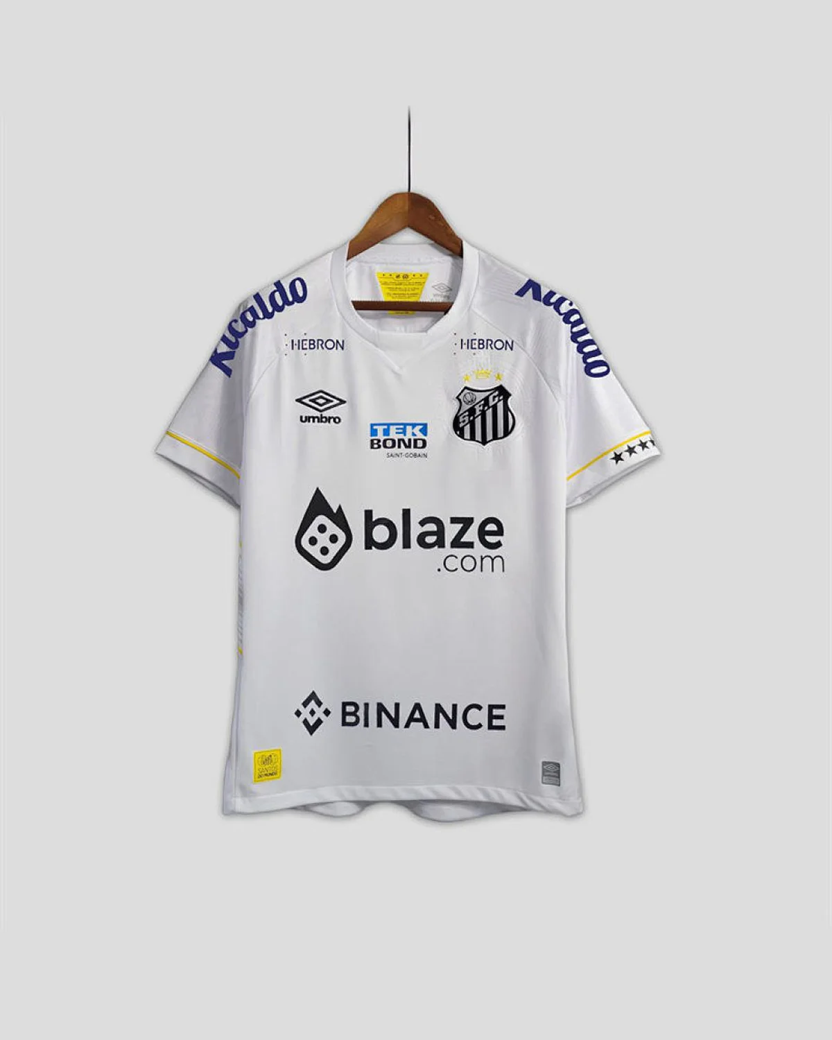 Santos 2023/24 All Sponsors Santos Home football jersey