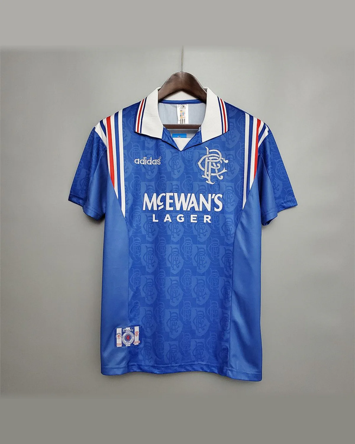 Rangers Retro 1996/97 Rangers home football jersey