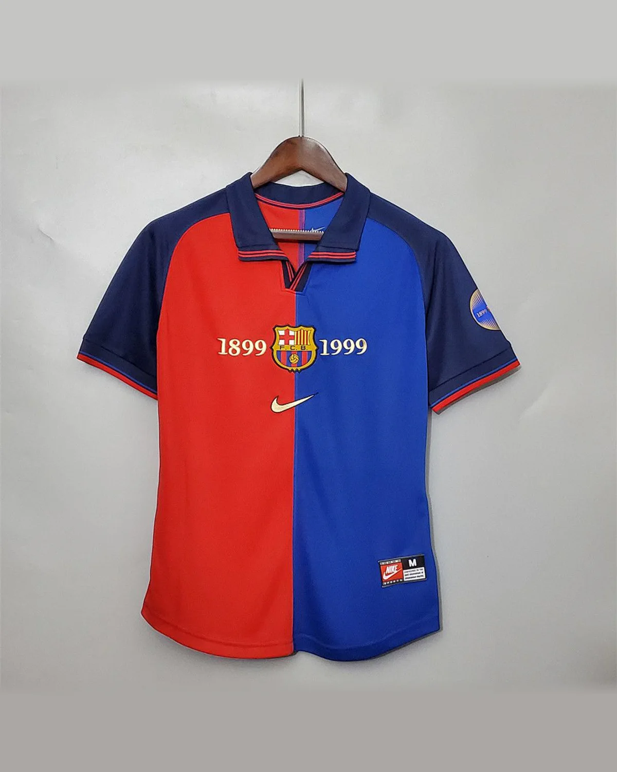 FC Barcelona Retro Barcelona 100th Anniversary Version Home football jersey
