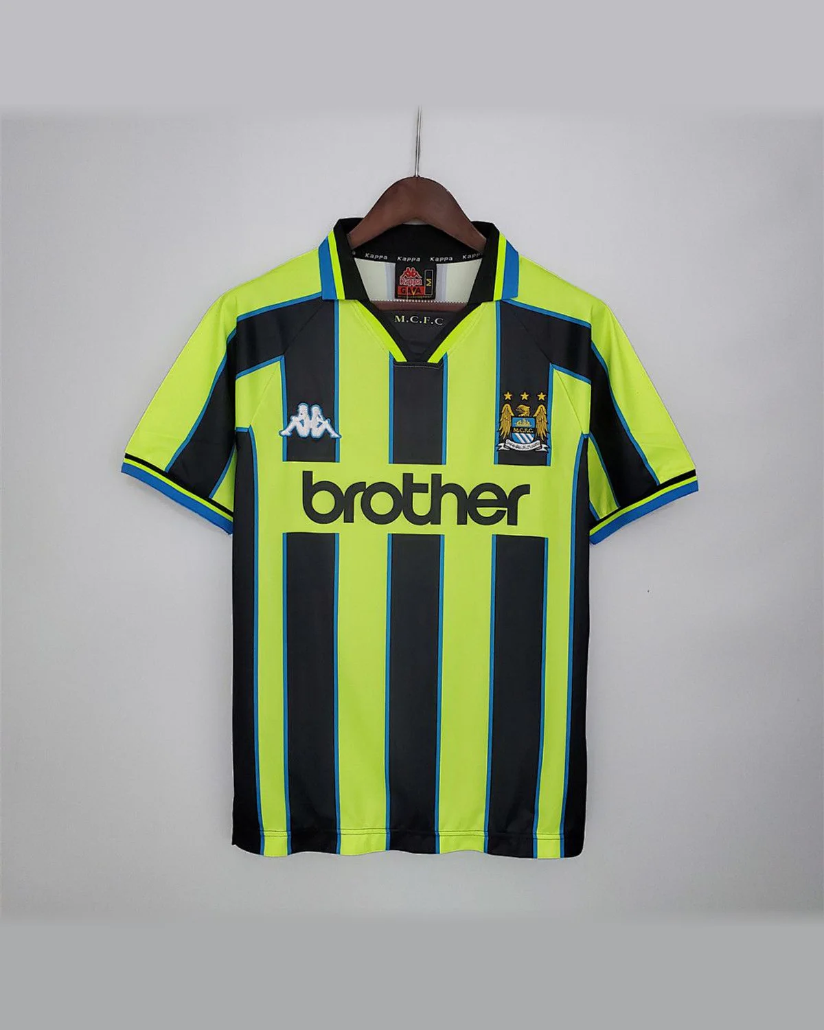 Manchester City Retro 98/99 Manchester City Away football jersey