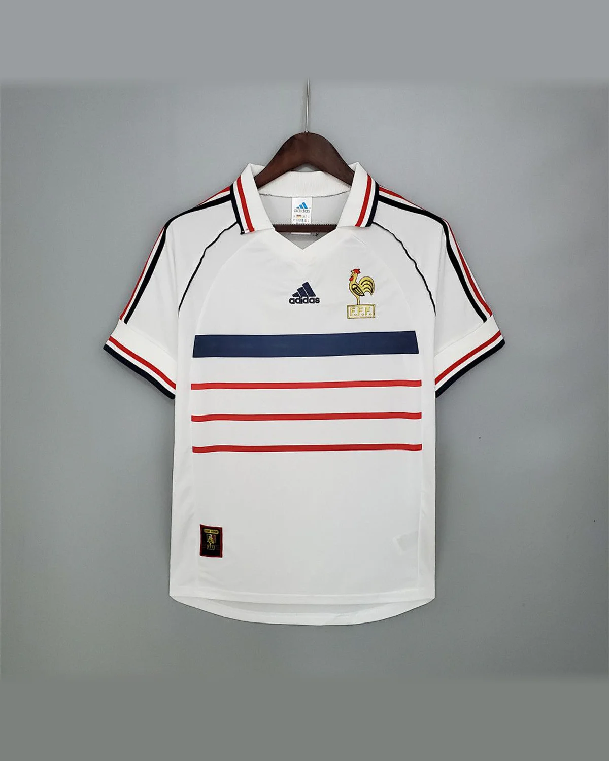 France Retro 1998 France Away football jersey