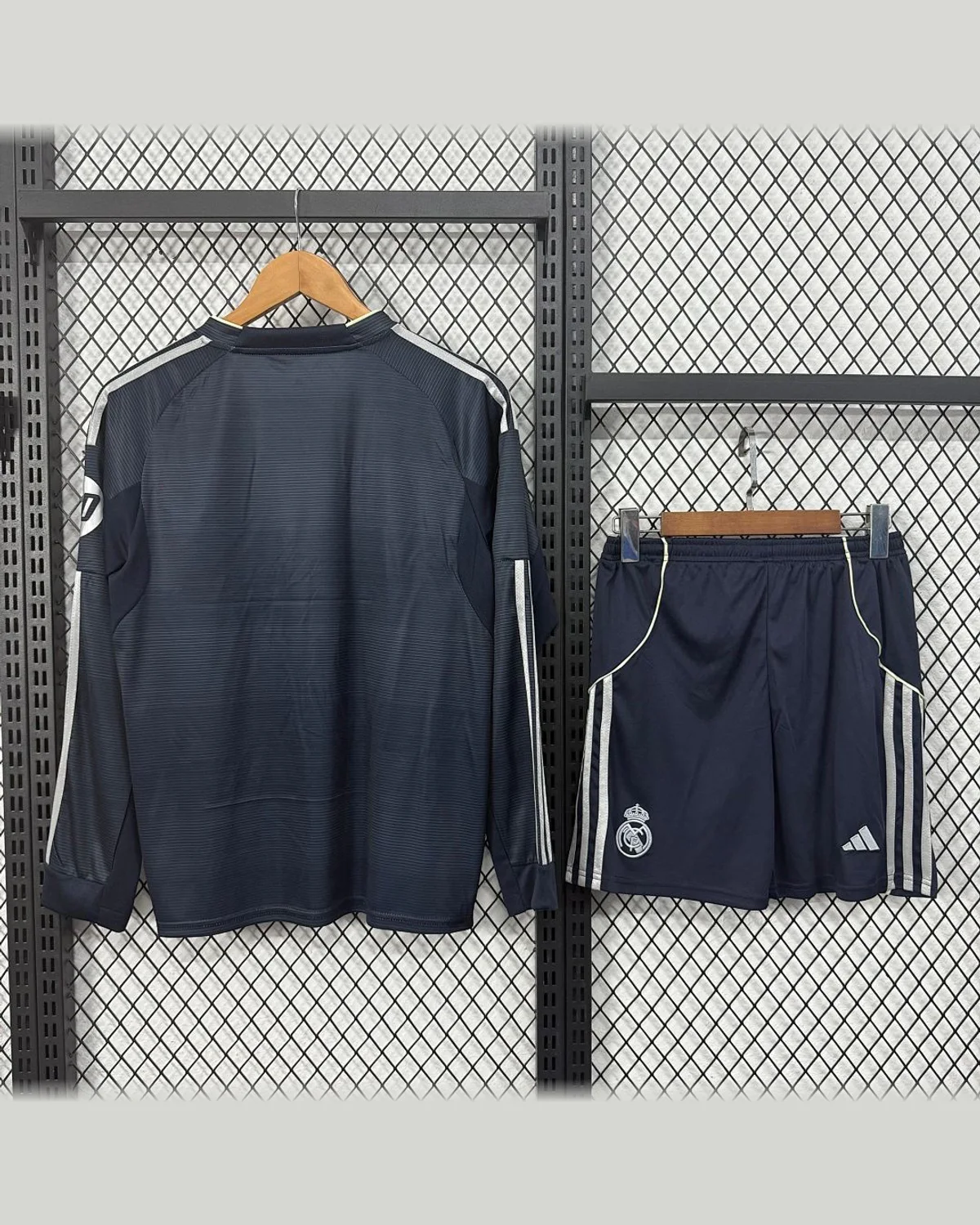 Real Madrid 2025/26 Real Madrid Away Long Sleeve football jersey