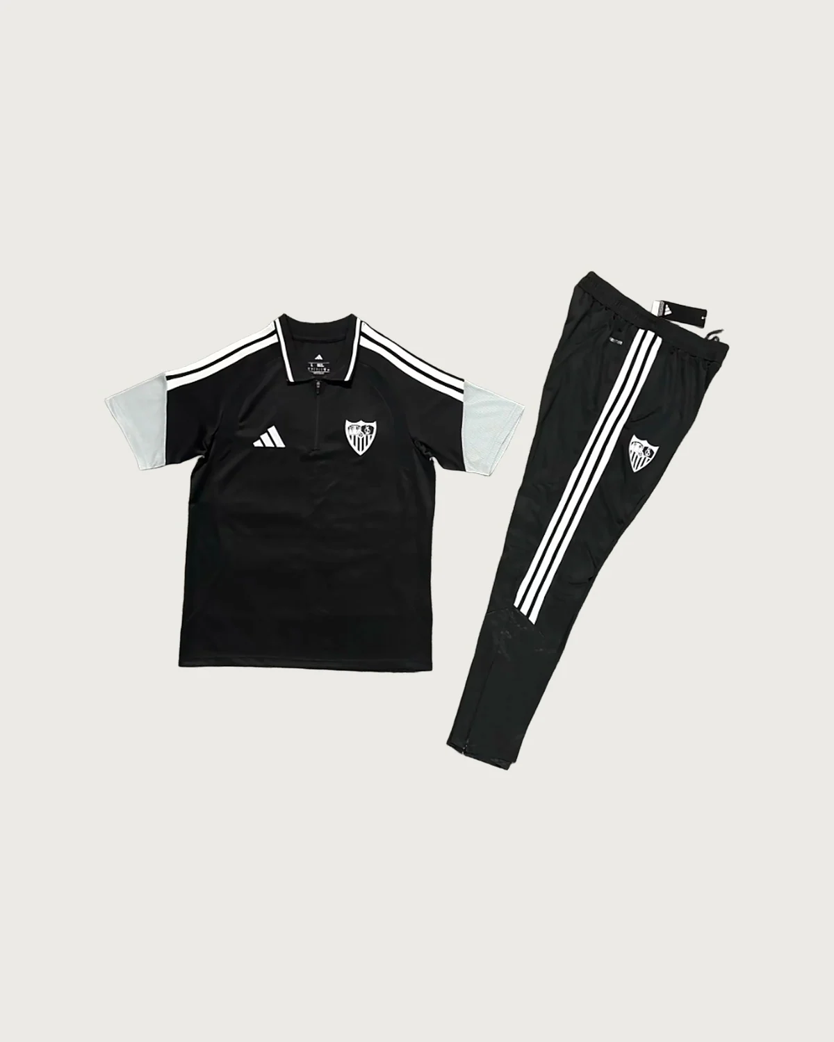 Sevilla Sevilla Black Polo Set with Training Pants football jersey