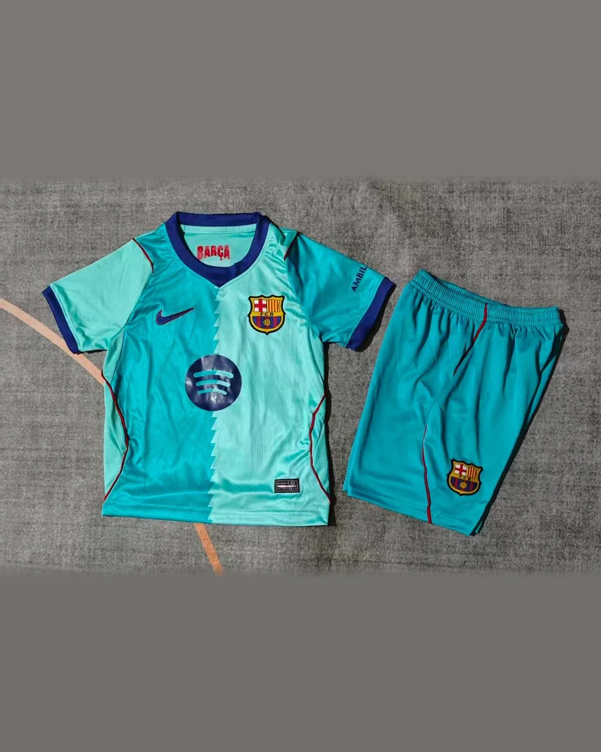 FC Barcelona 2026/27 Barcelona's Second Away Kids football jersey