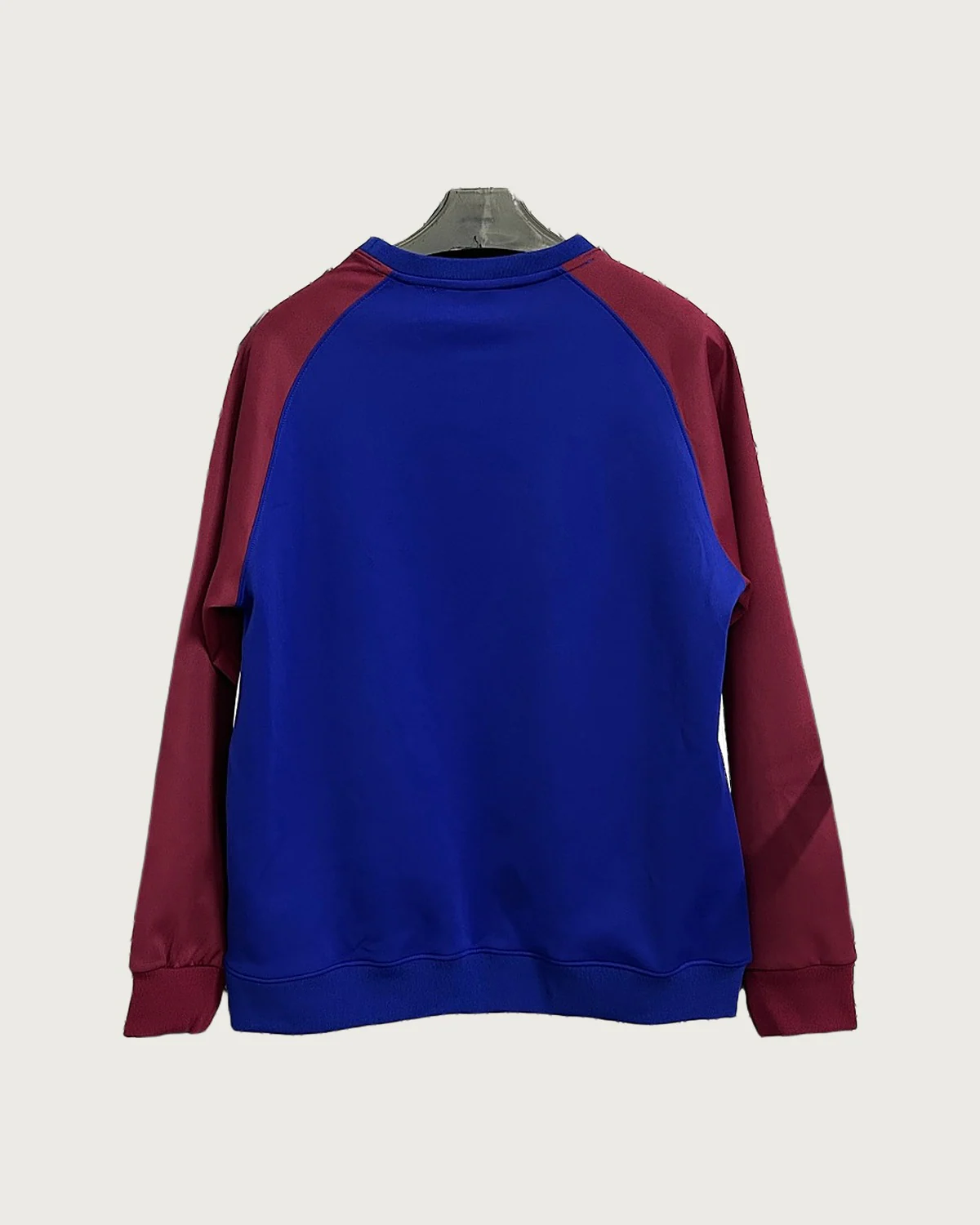 FC Barcelona Barcelona Navy and Maroon Thickened Casual Sweatshirt football jersey