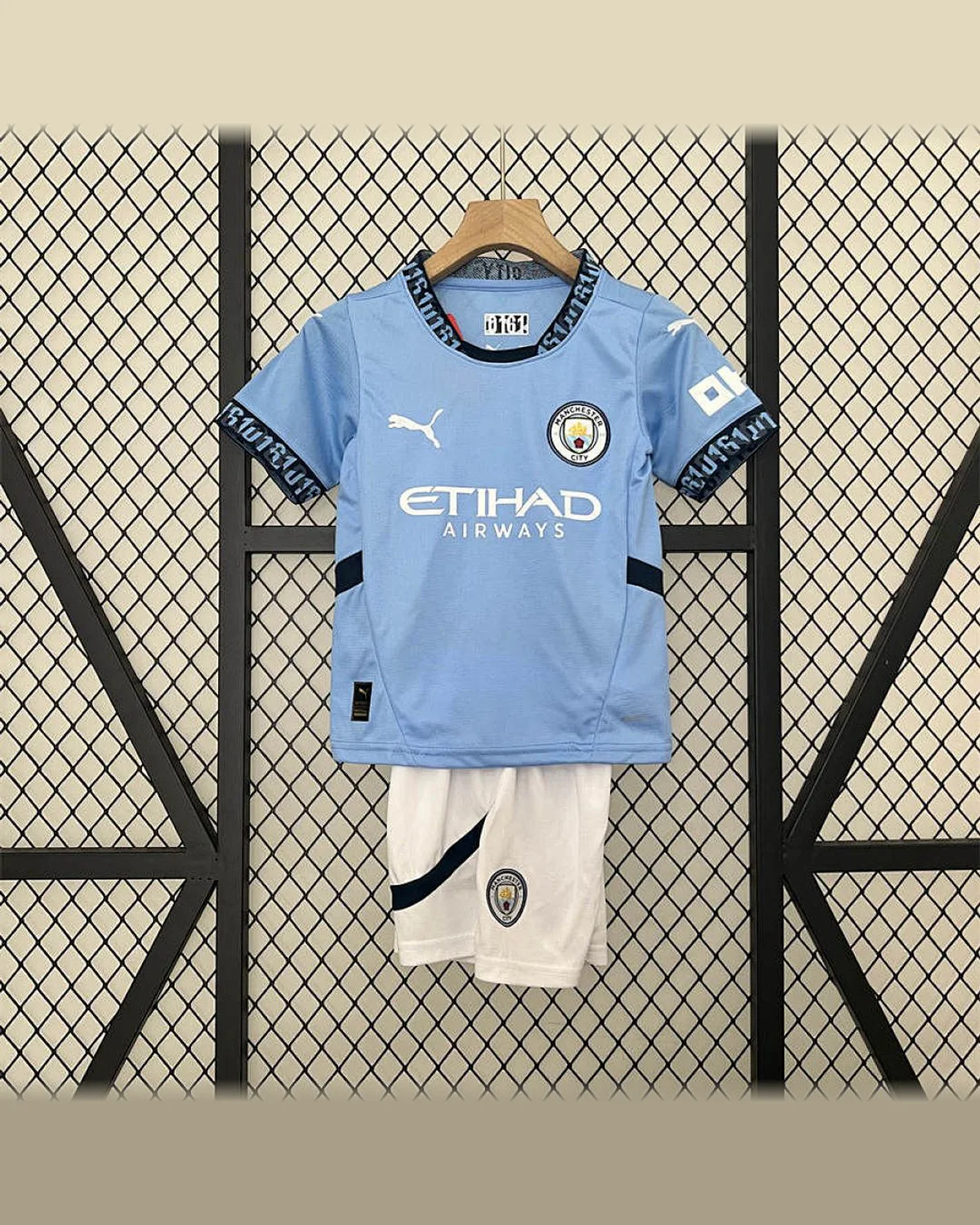 Manchester City 2024/25 Kids Manchester City Home football jersey