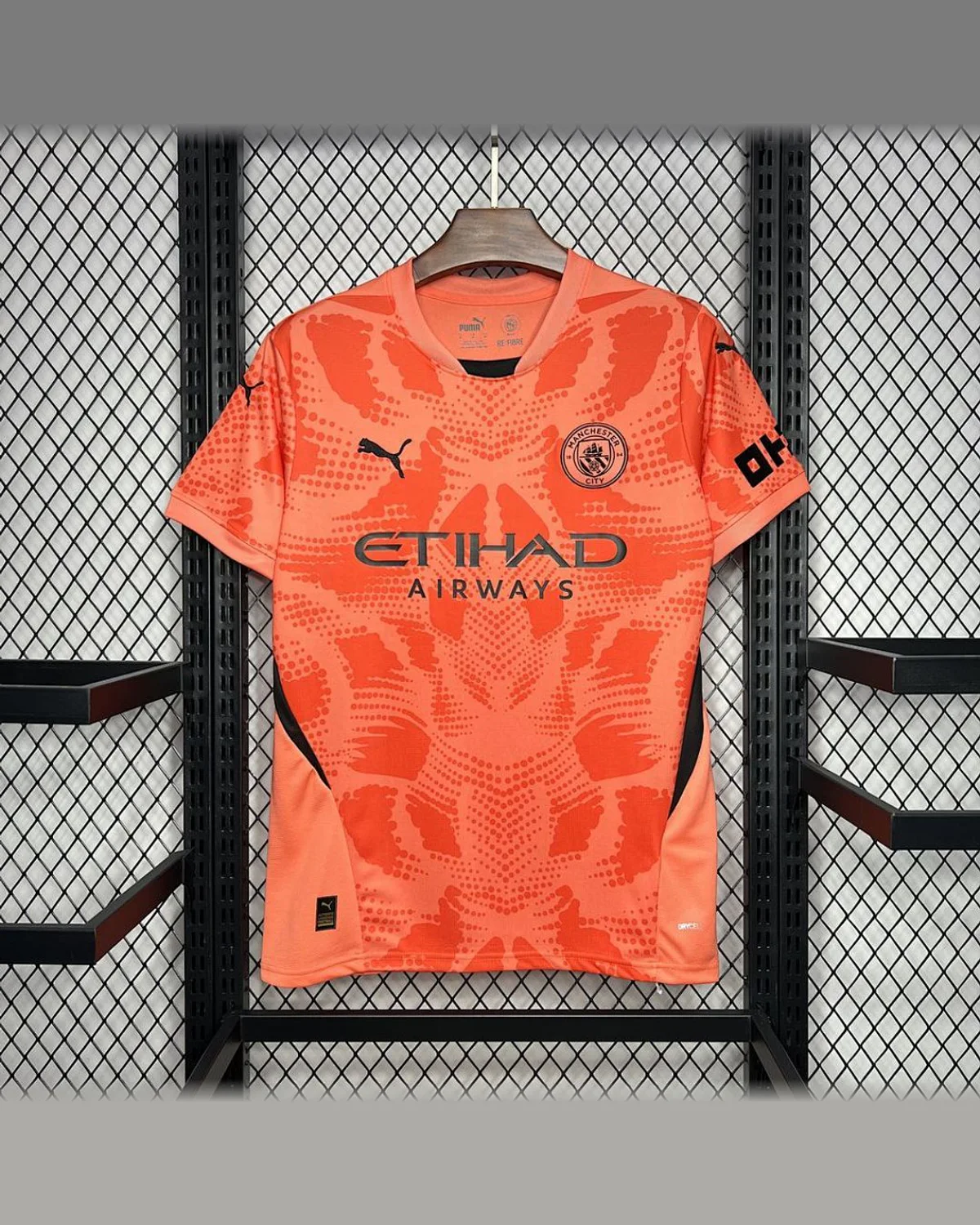 Manchester City 2024/25 Manchester City Jersey Orange Color football jersey