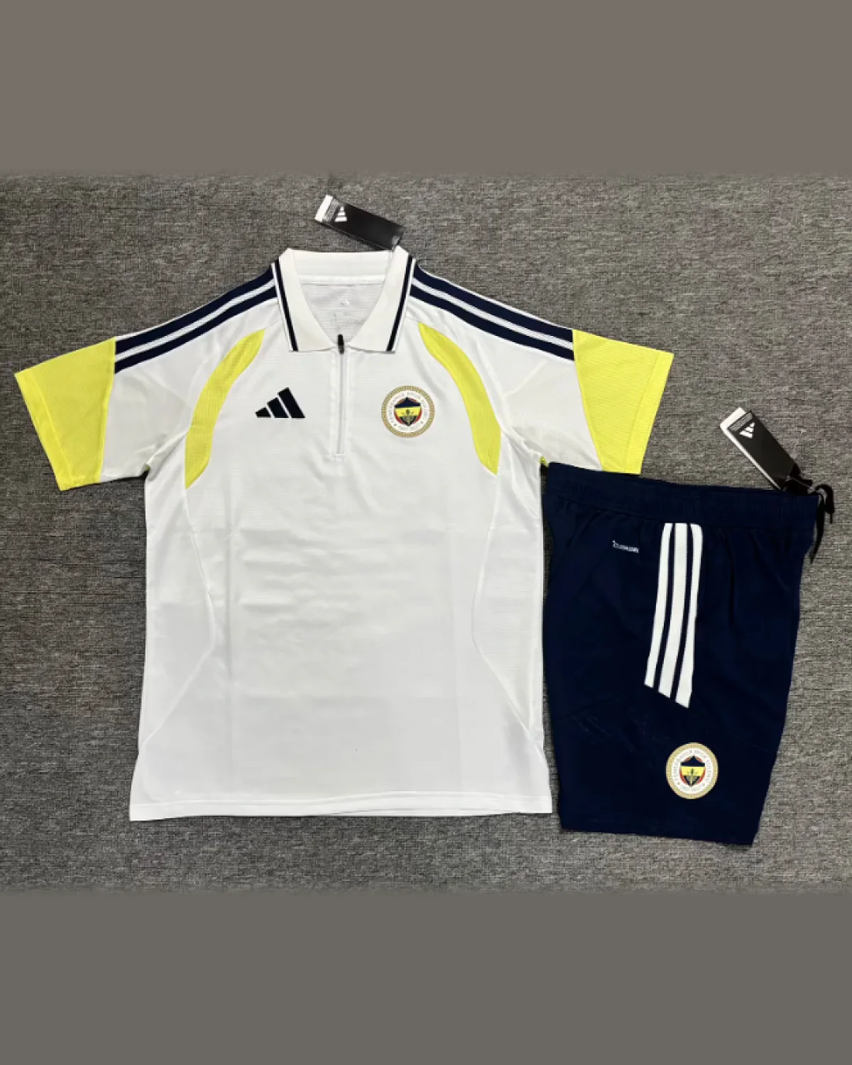 Fenerbahçe Fenerbahçe white polo shirt sets football jersey