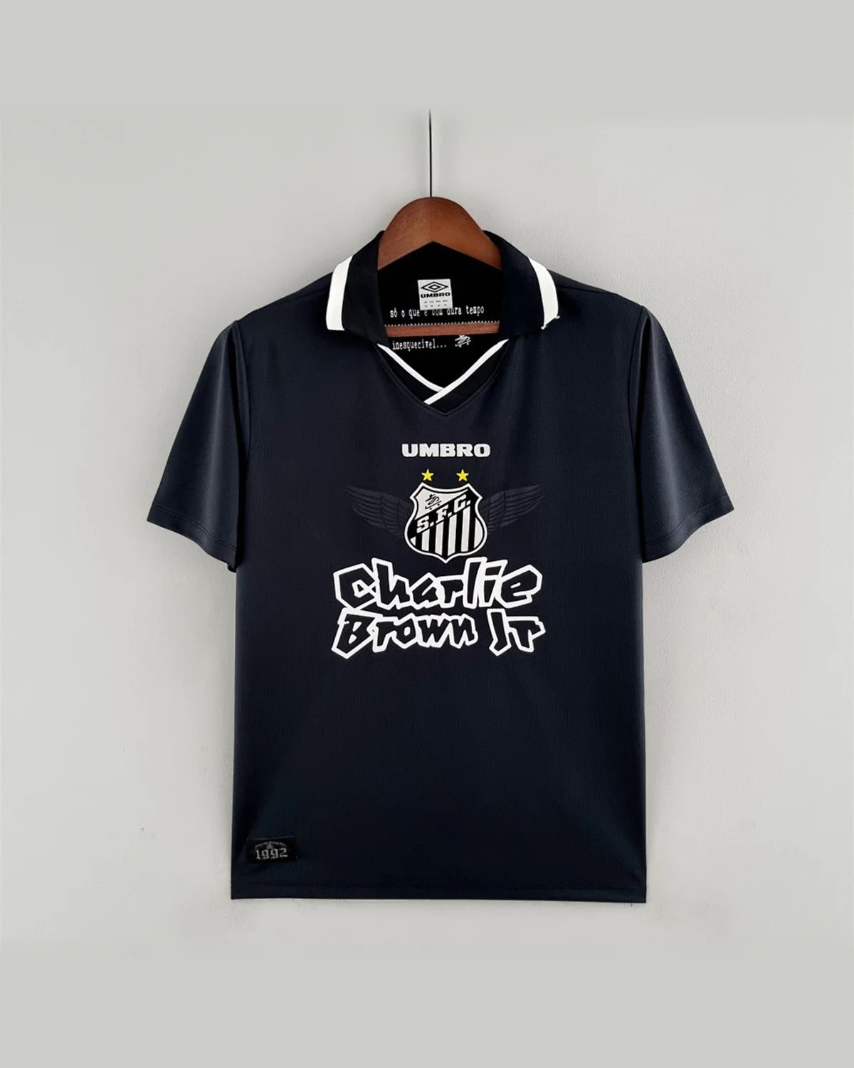 Santos 2022/23 Santos UMBRO DAYS OF GLORY Black football jersey