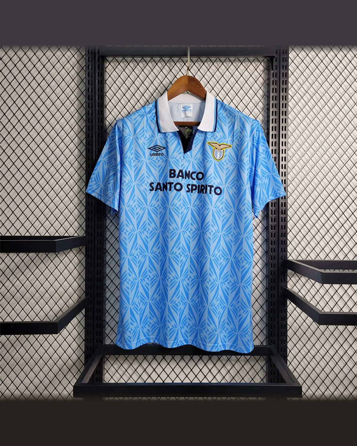 Lazio Retro 1991 Lazio Home football jersey