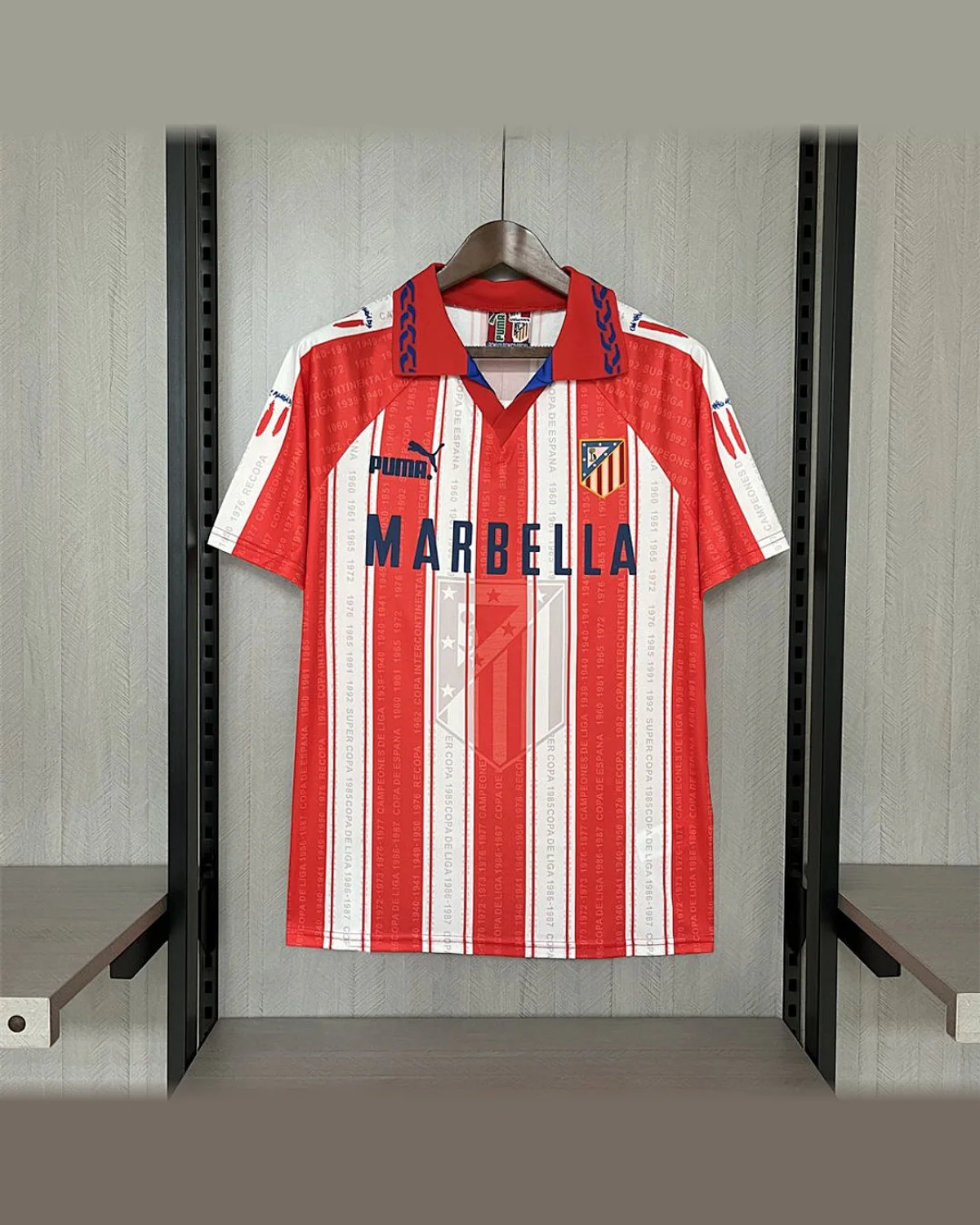 Atlético Madrid Retro 94/95 Atletico Madrid Home football jersey