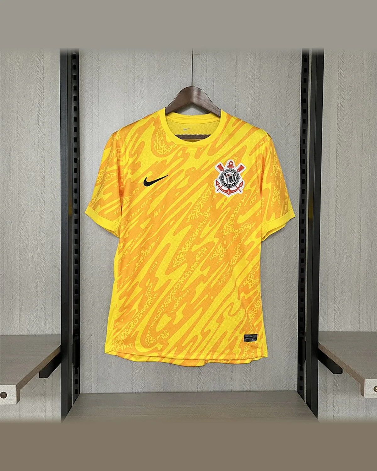 Corinthians 2024/25 Corinthians Goalkeeper Yellow Jersey football jersey
