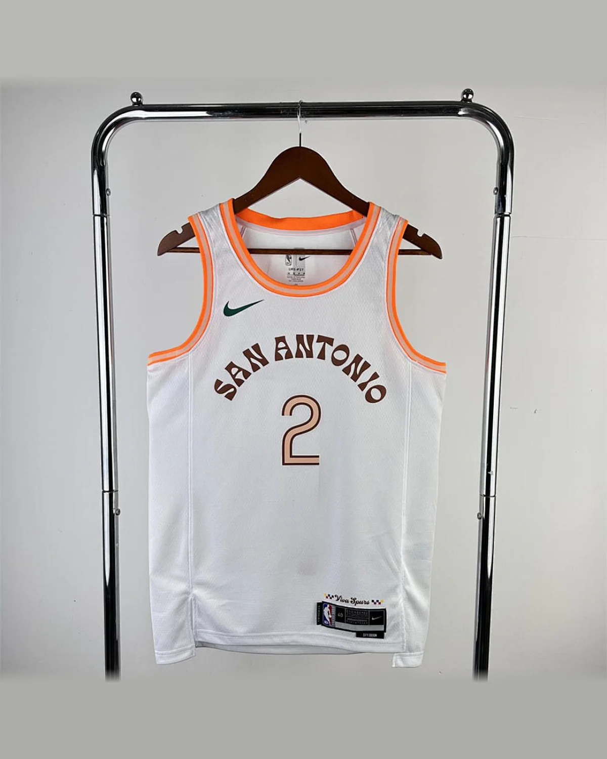 Tottenham Hotspur Tottenham Hotspur San Antonio Spurs LEONARD#2 2024 White City Edition Swingman Jersey football jersey