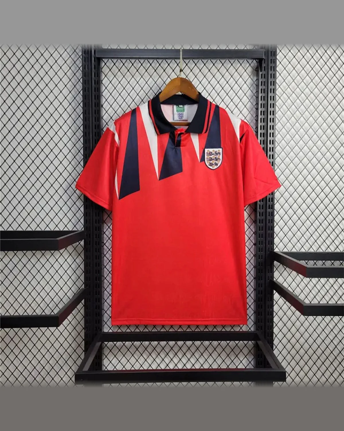 England Retro 1992 England Away football jersey