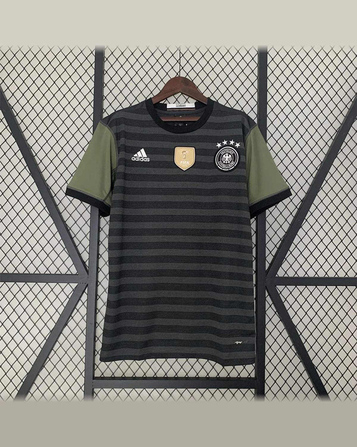 Germany Retro Germany 2016 Away football jersey