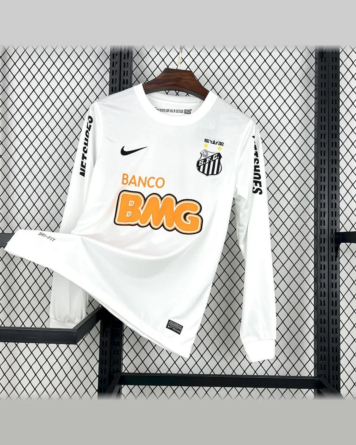 Santos Retro 11/12 Santos Home Long Sleeves Jersey football jersey