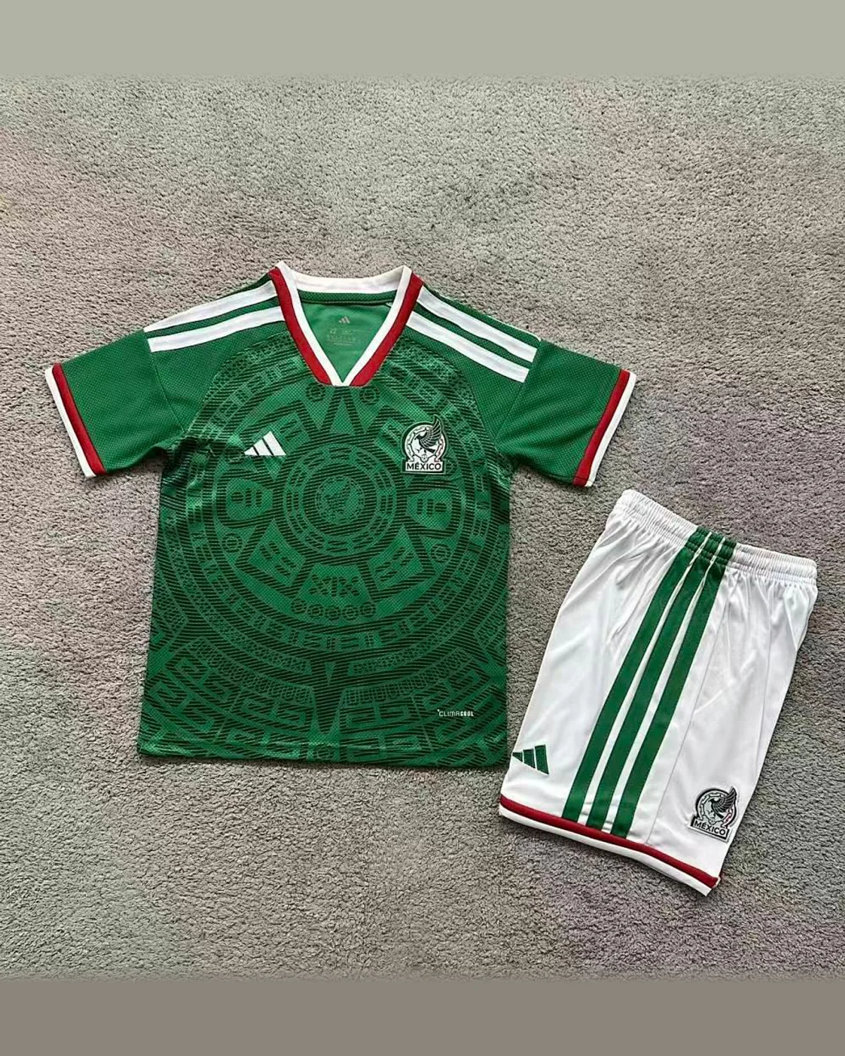 Mexico 2026 Mexico Home Kit Kids football jersey