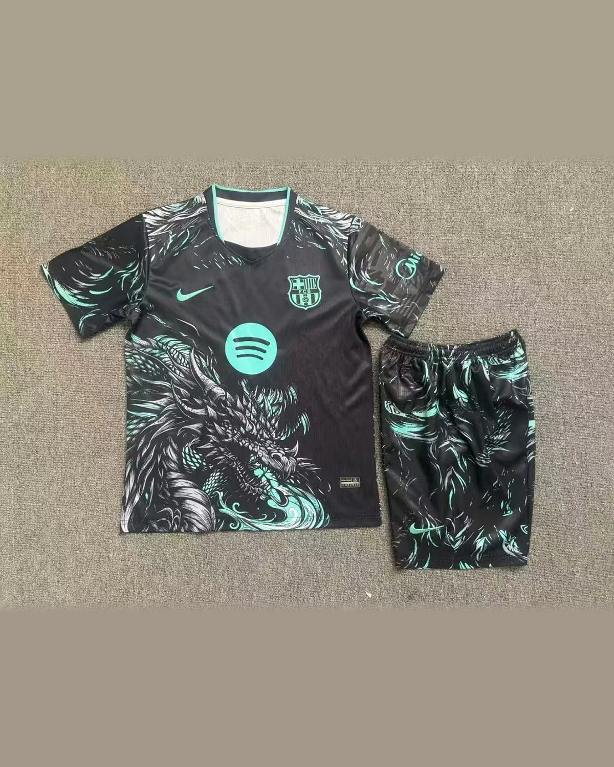 FC Barcelona 2026/27 Barcelona Black Dragon Kids football jersey