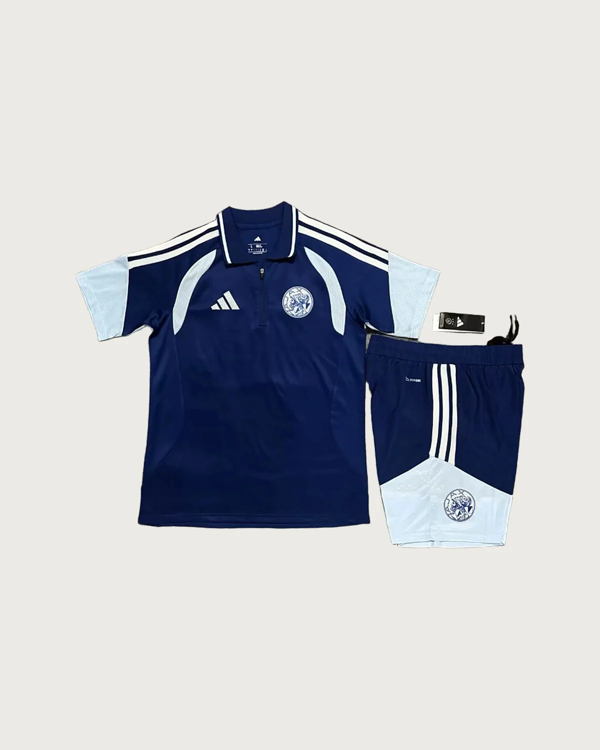 Ajax Amsterdam Ajax Royal Blue Polo Set with Shorts football jersey