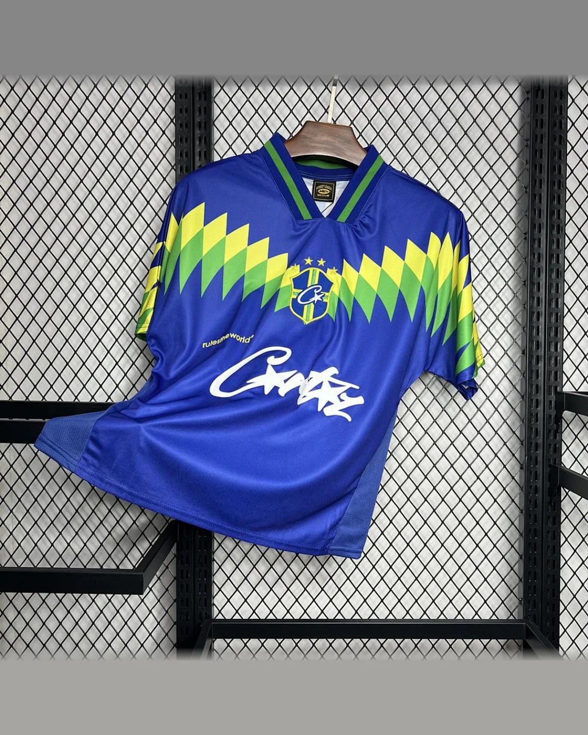 Brazil Brazil 1995 Away Corteiz Retro Jersey football jersey