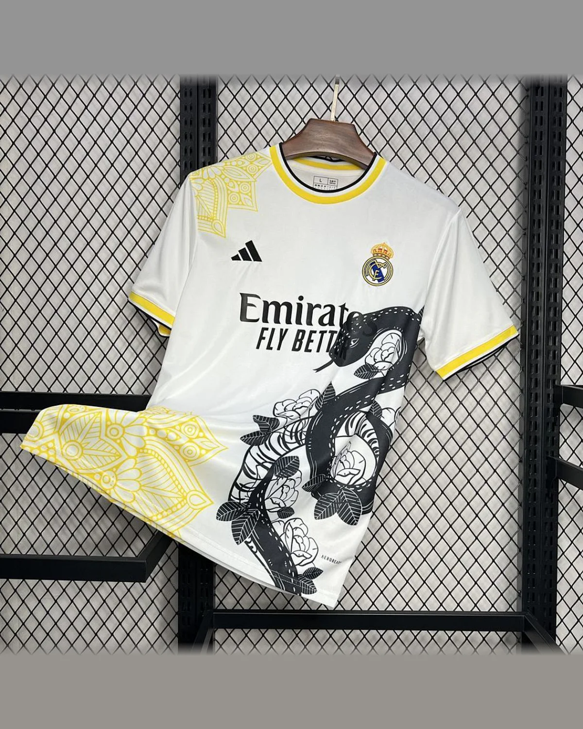 Real Madrid 2024/25 Real Madrid White And Black Mamba Special Edition Jersey football jersey