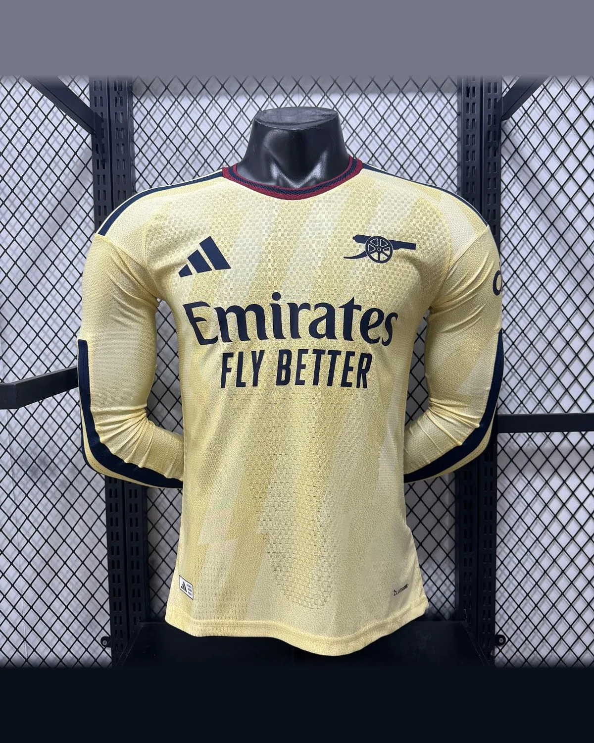 Arsenal 26 Arsenal Second Away Long-Sleeve Jersey - Player Version football jersey