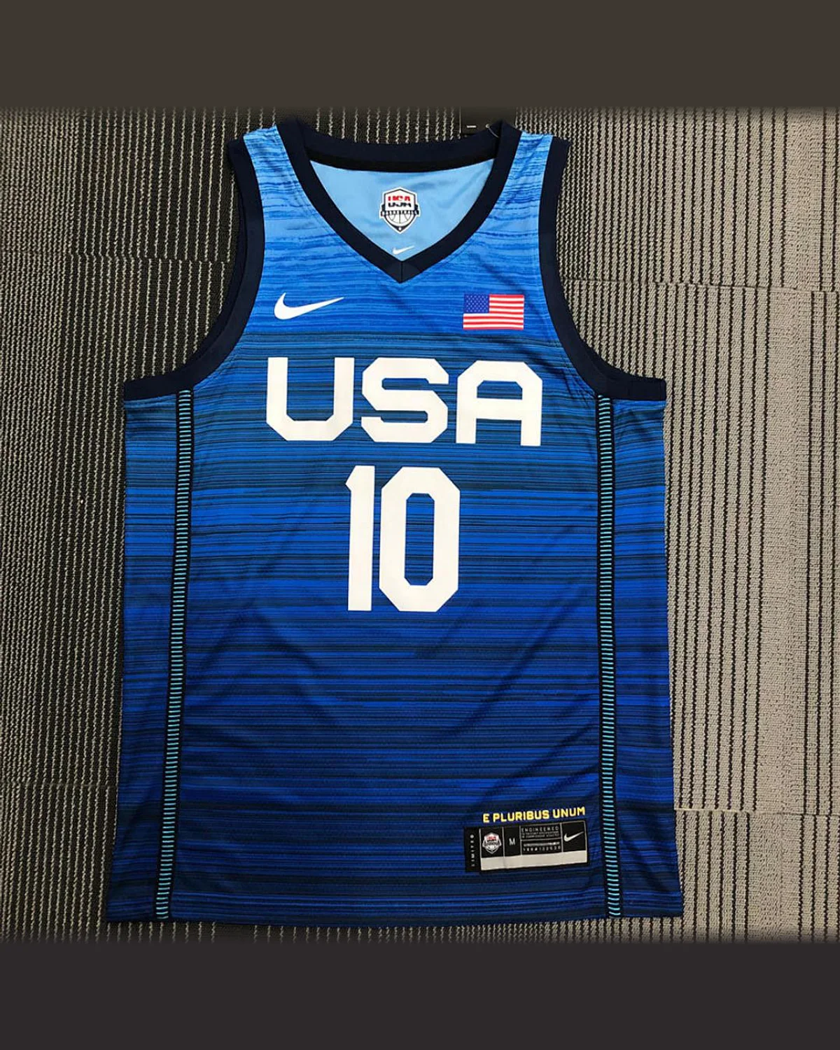 USA USA National Blue Jersey TATUM#10 football jersey