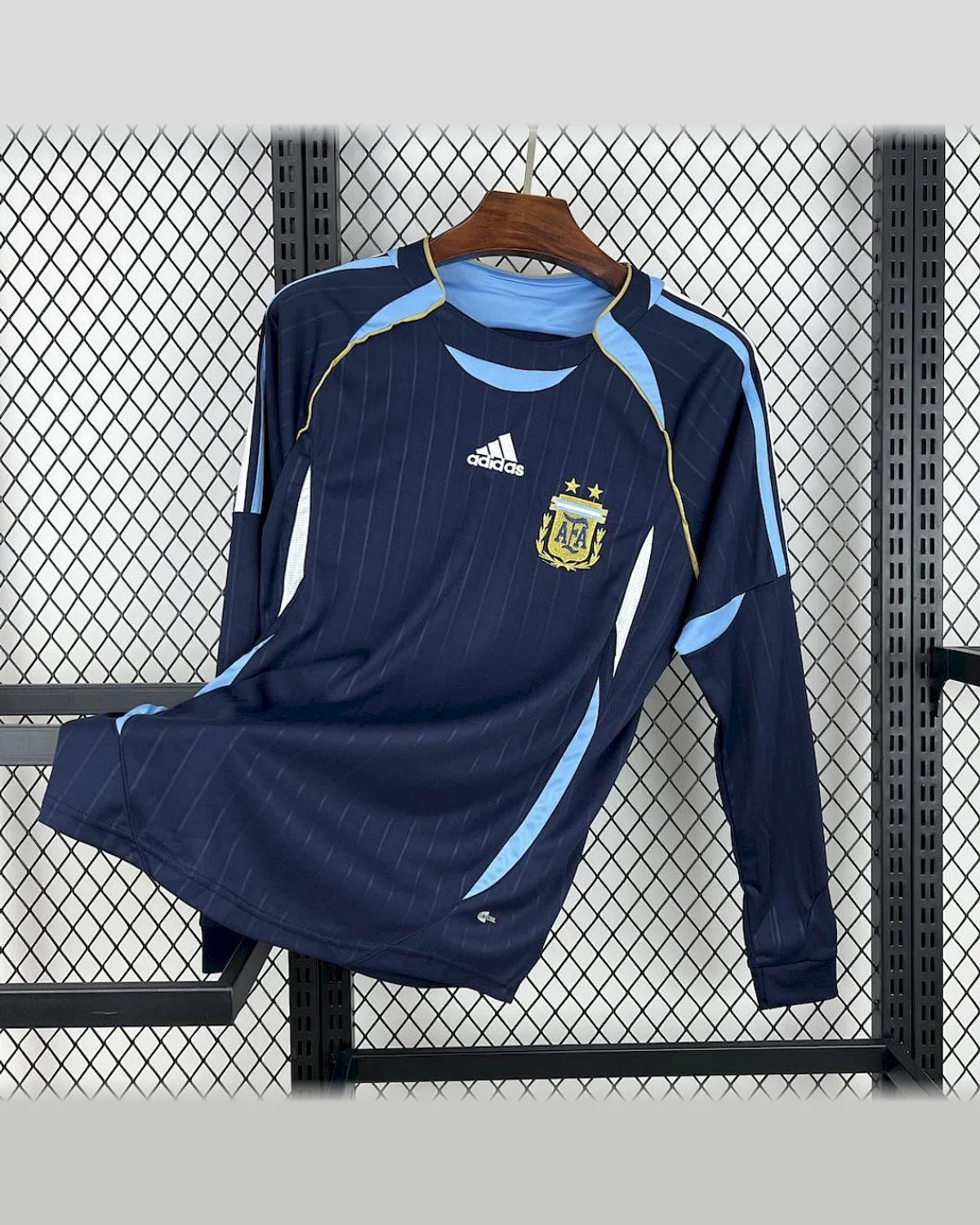 Argentina Retro 06/07 Argentina World Cup Away Long Sleeves Jersey football jersey