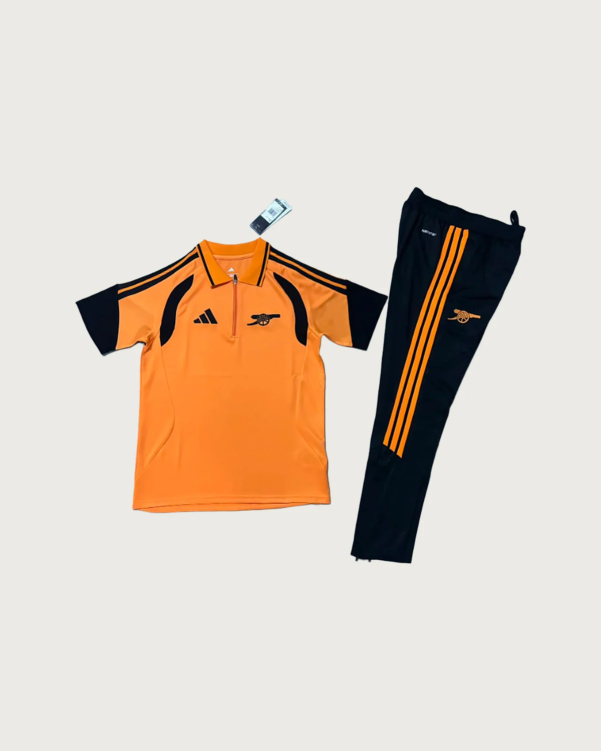 Arsenal Arsenal Orange Polo Set with Training Pants football jersey