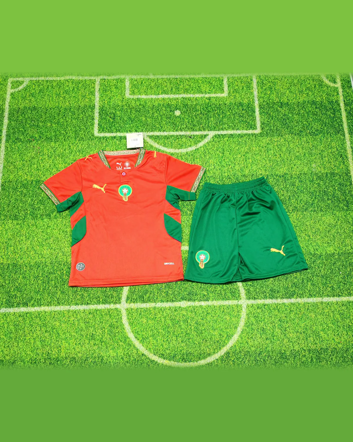Morocco Morocco Home Children's Set football jersey