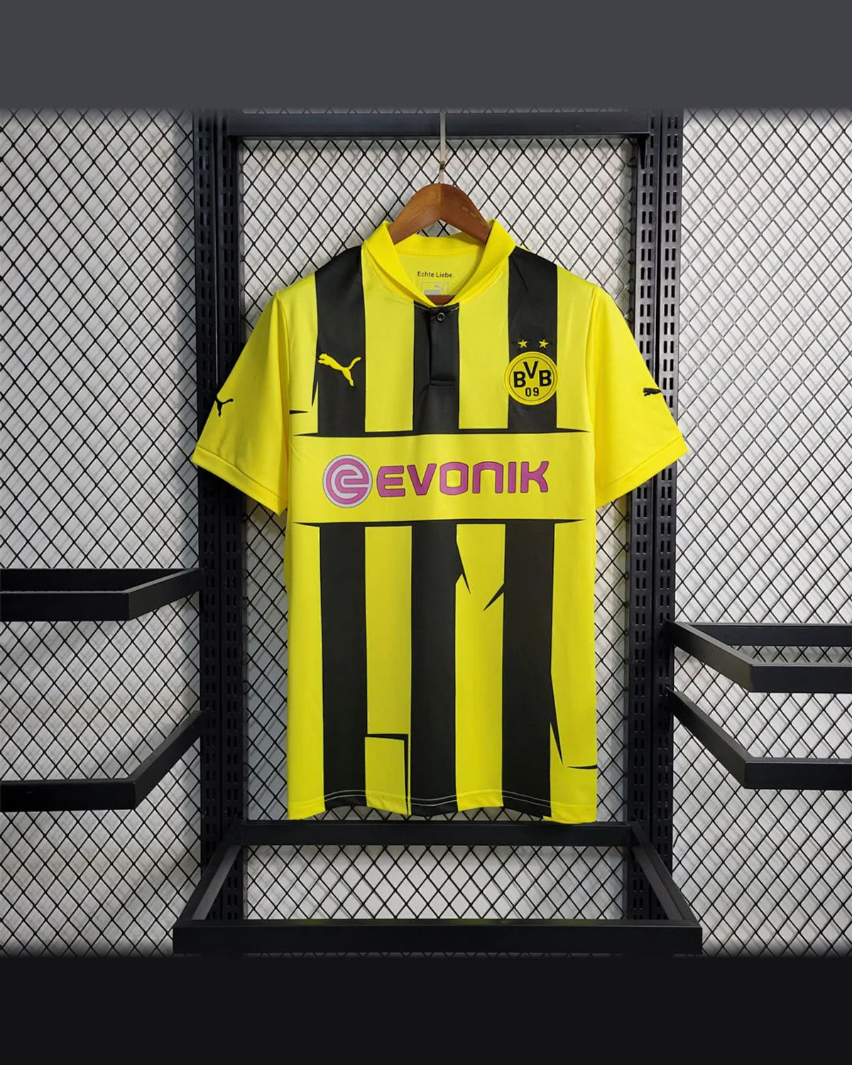 Borussia Dortmund Retro 12/13 Dortmund Home football jersey