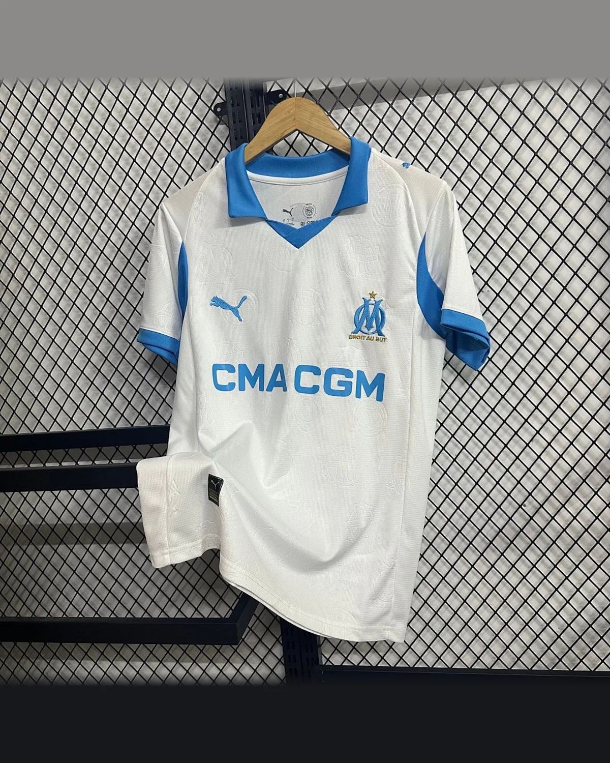 Olympique Marseille Fans Marseille home football jersey