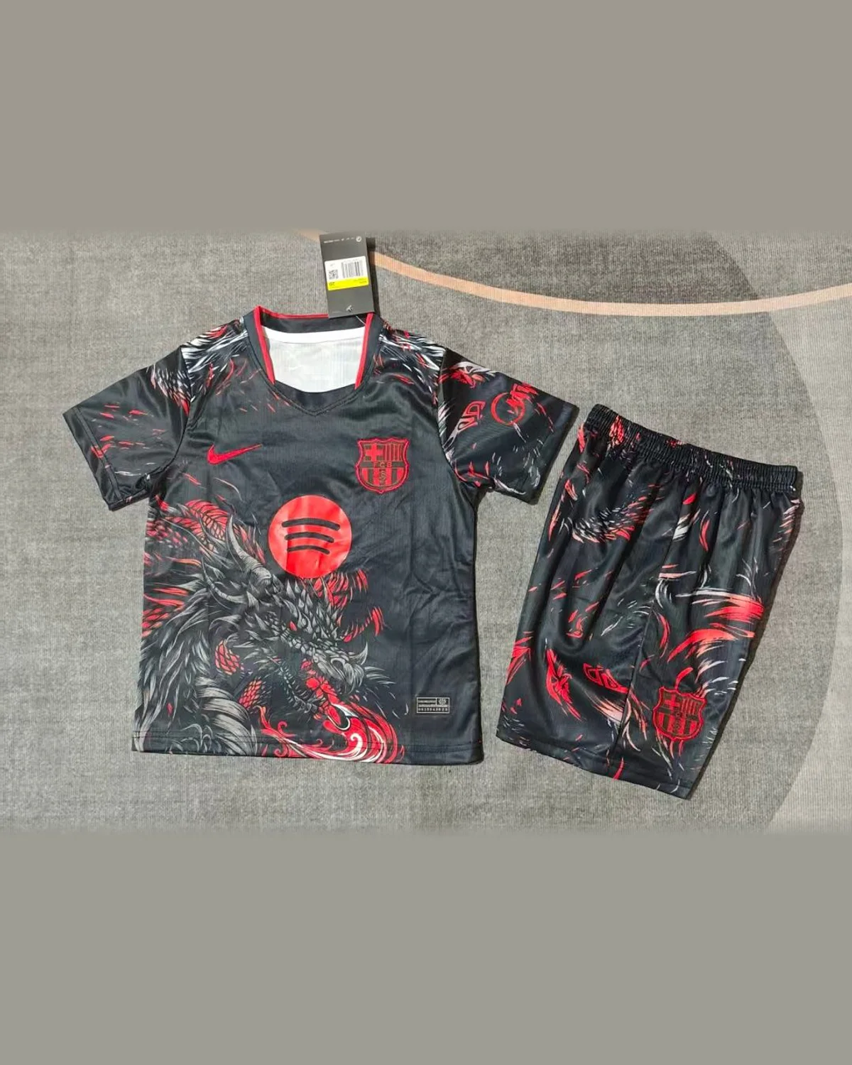 FC Barcelona 2026/27 Barcelona Red Dragon Kids football jersey